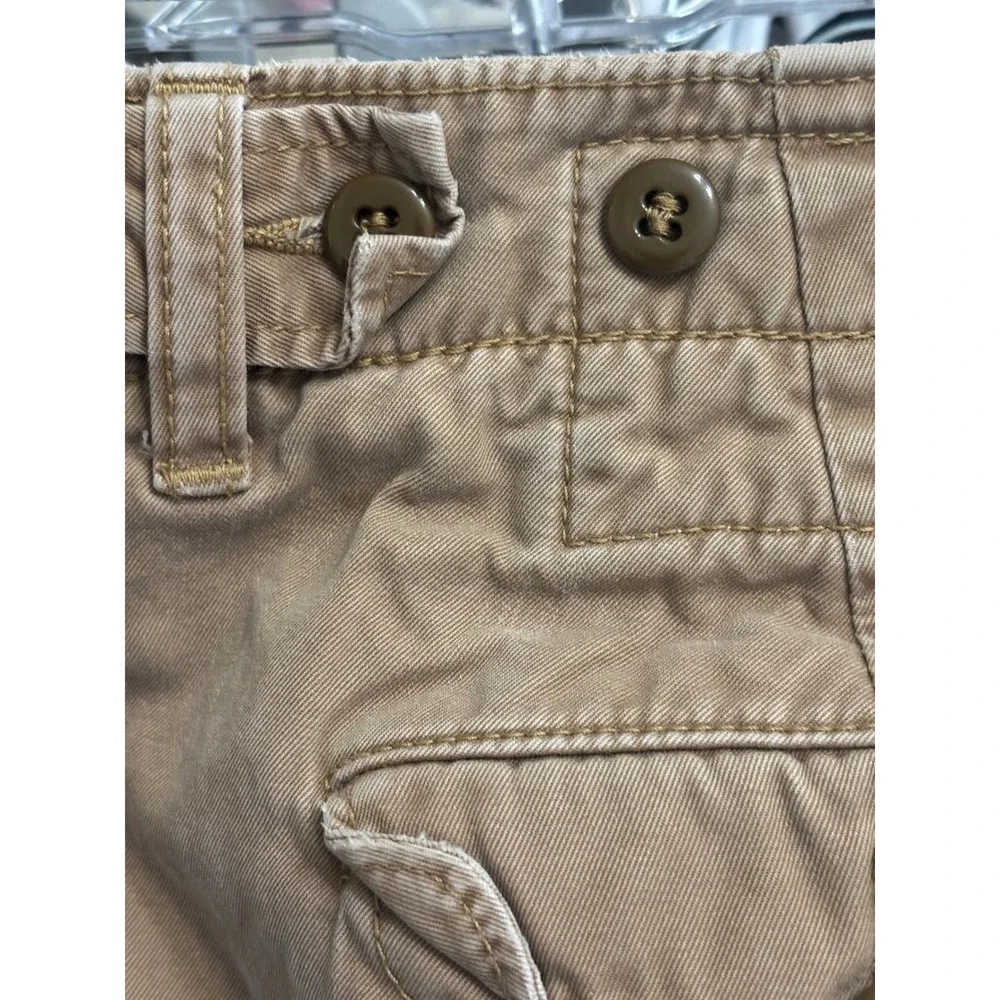 Polo Ralph Lauren Men Khaki Chino Trousers Button Fly Tan‎ Cotton Pants 36X32